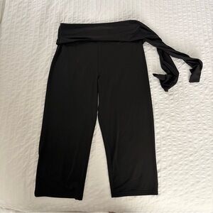 Black cropped legging